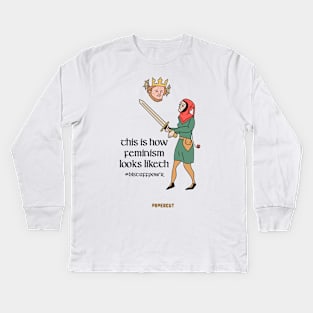 Distaffpow'r Kids Long Sleeve T-Shirt